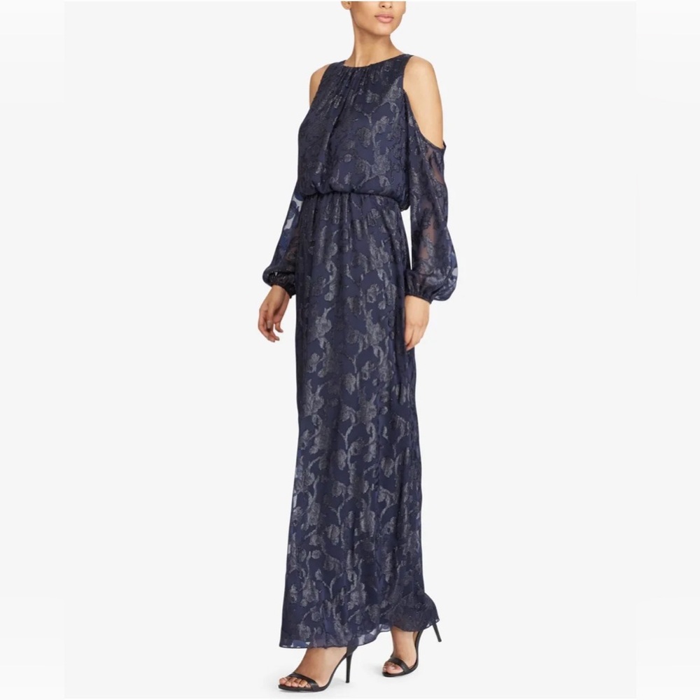 Ralph Lauren Navy Long Sleeve Dress